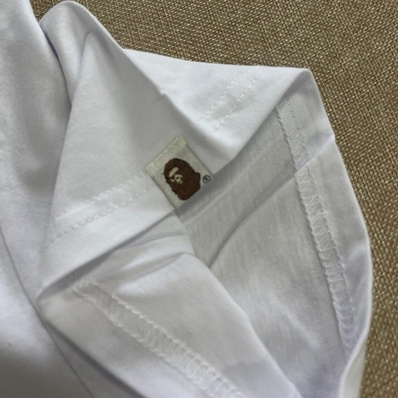 Bape shark white t-shirt White Size M - Picture 4 of 7
